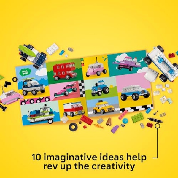 LEGO Classic Creative Vehicles with Car and Truck Toys 11036 - Image 5