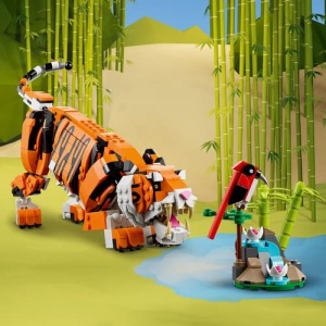 LEGO Creator 3in1 Majestic Tiger Animal Building Toy 31129