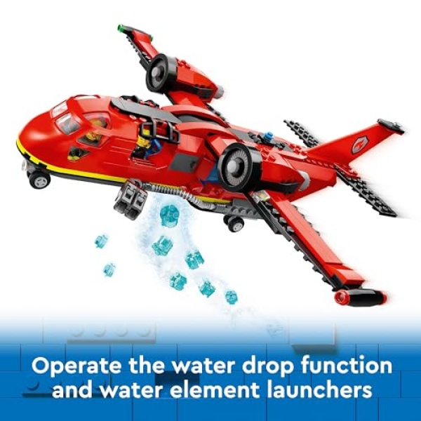LEGO City Fire Rescue Plane Toy for Kids Aged 6 Plus 60413 - Image 4