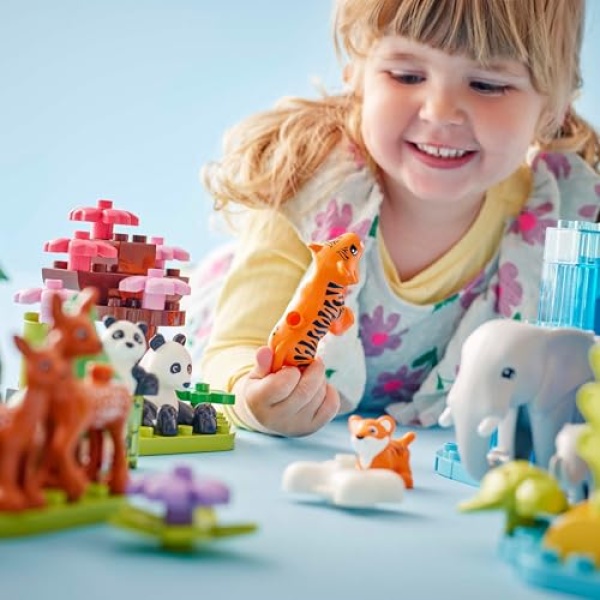 LEGO DUPLO 3in1 Wild Animal Families Learning Toy Set 10446 - Image 5