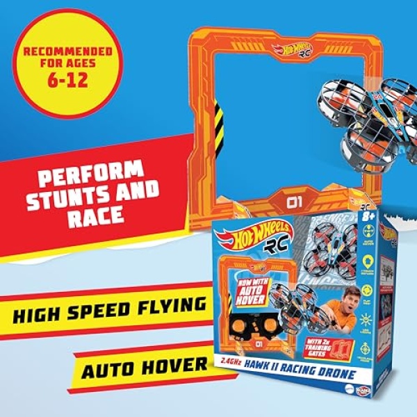 Hot Wheels RC Hawk Racing Drone - Image 2