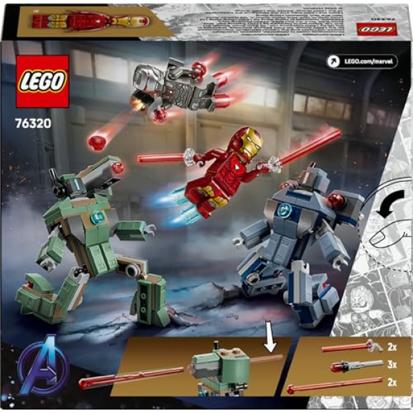 LEGO Marvel Iron Man & War Machine vs. Hammer Drones 7630 - Image 7