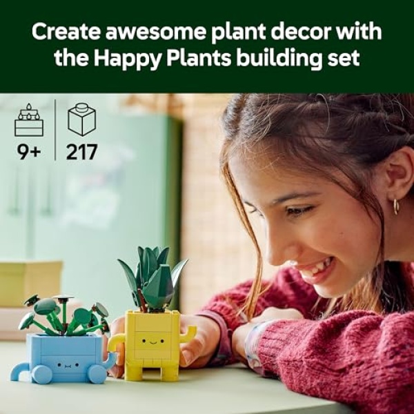 LEGO Botanicals Happy Plants Home Decor Building Set 10349 - Image 2