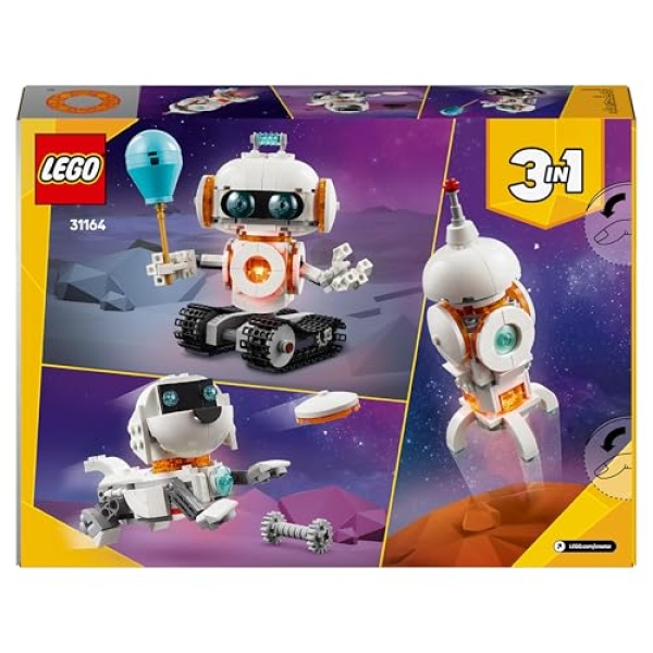 LEGO Creator 3in1 Space Robot Toy, Kids' Building Set 31164 - Image 8
