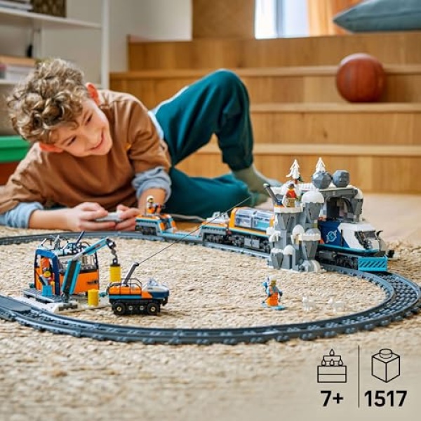 LEGO City Explorers' Arctic Polar Express Train Set 60470 - Image 2
