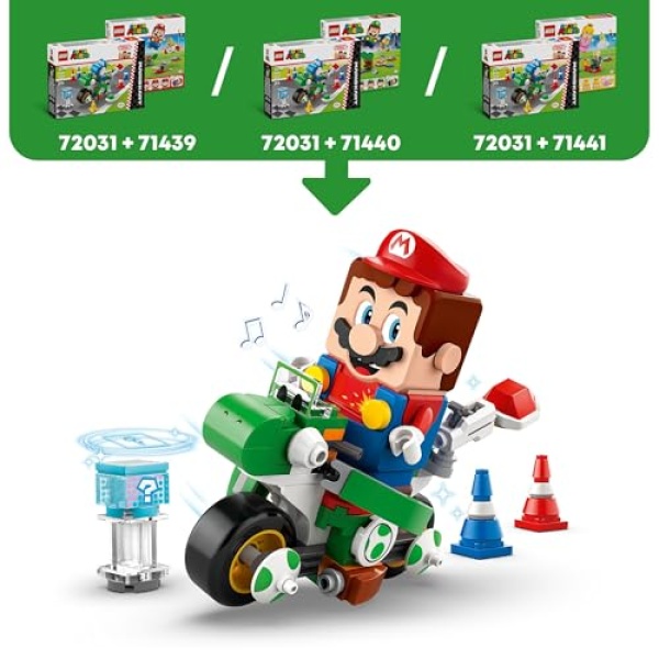 LEGO Super Mario: Mario Kart - Yoshi Bike Toy Set 72031 - Image 2