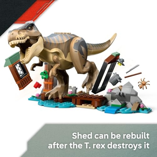 LEGO Jurassic World T. rex River Escape, Dinosaur Toy 76975 - Image 4