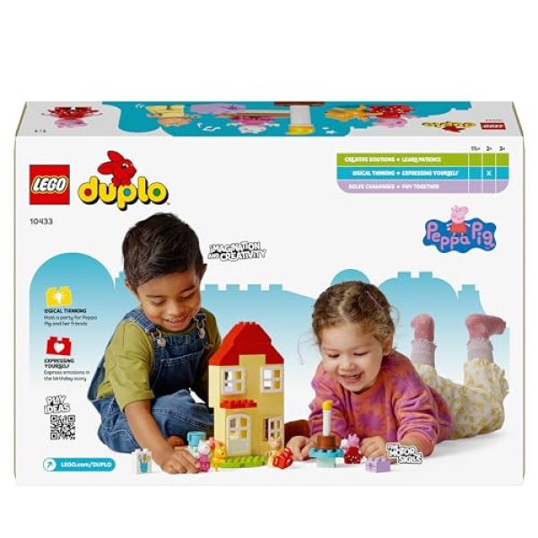 LEGO DUPLO Peppa Pig Birthday House Toy for Toddlers 10433 - Image 7