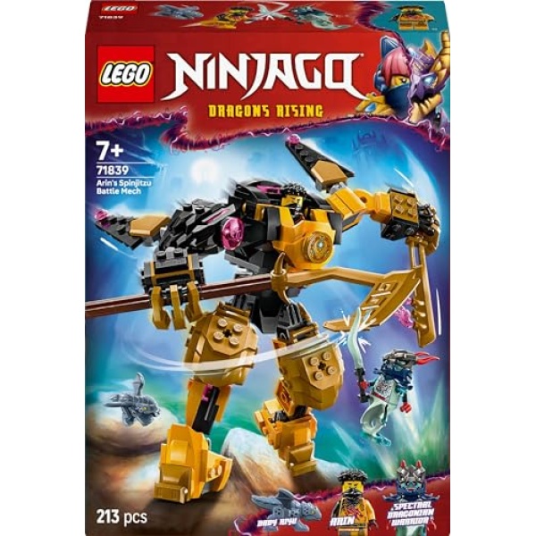 LEGO NINJAGO Arin's Spinjitzu Battle Mech Toy Set 71839 - Image 7