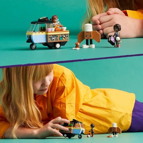 LEGO Friends Mobile Bakery Food Cart Toy Vehicle Set 42606 - Image 6