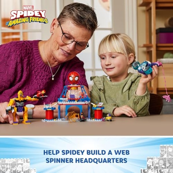 LEGO Marvel Spidey & Friends Web Spinner Headquarters 10794 - Image 3