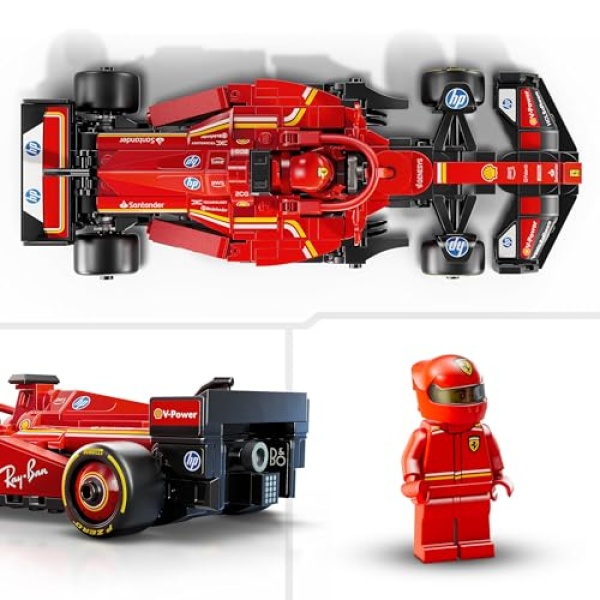 LEGO Speed Champions Ferrari SF-24 F1 Race Car Toy 77242 - Image 3
