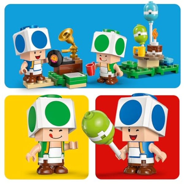 LEGO Super Mario Party at Toad's House Toy for Kids 72041 - Image 5