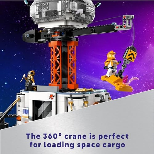 LEGO City Space Base and Rocket Launchpad Toy Playset 60434 - Image 4