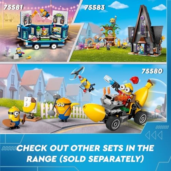 LEGO Despicable Me Brick-Built Gru and Minions Toy Set 75582 - Image 7