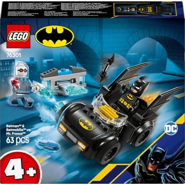 LEGO DC Batman & Batmobile vs. Mr. Freeze Car Toy Set 76301 - Image 7