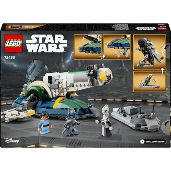 LEGO Star Wars Jango Fett's Starship Building Toy Set 75433 - Image 7