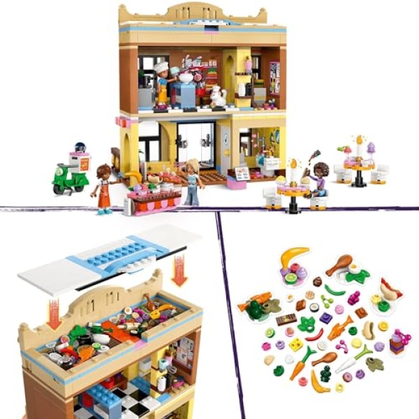 LEGO Friends Restaurant & Cooking School Toy Food Set 42655 - Image 2