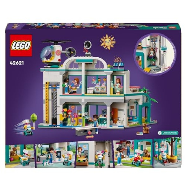 LEGO Friends Heartlake City Hospital & Helicopter Toy 42621 - Image 9