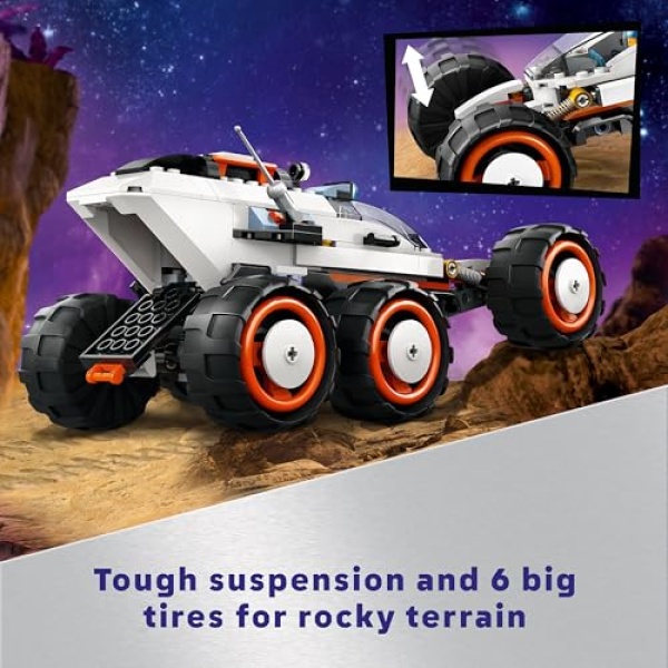 LEGO City Space Explorer Rover and Alien Life Toy Set 60431 - Image 4