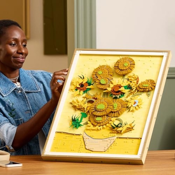 LEGO ART Vincent van Gogh - Sunflowers Building Set 31215 - Image 7