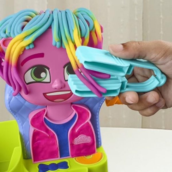 Play-Doh Hair Stylin' Salon 6 Tubs & 7 Accessories Playset - Image 3