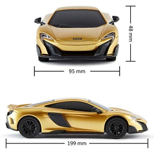 CMJ RC Cars 1:24 McLaren 675LT Gold Car