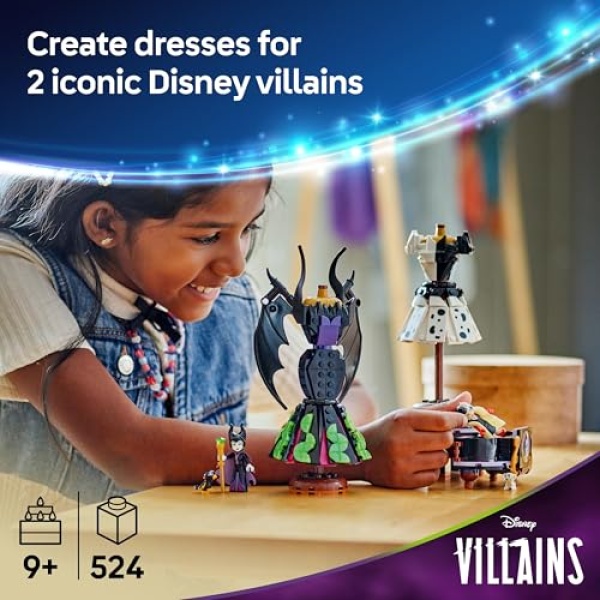 LEGO Disney Villains Maleficent & Cruella De Vil Dress 43262 - Image 2