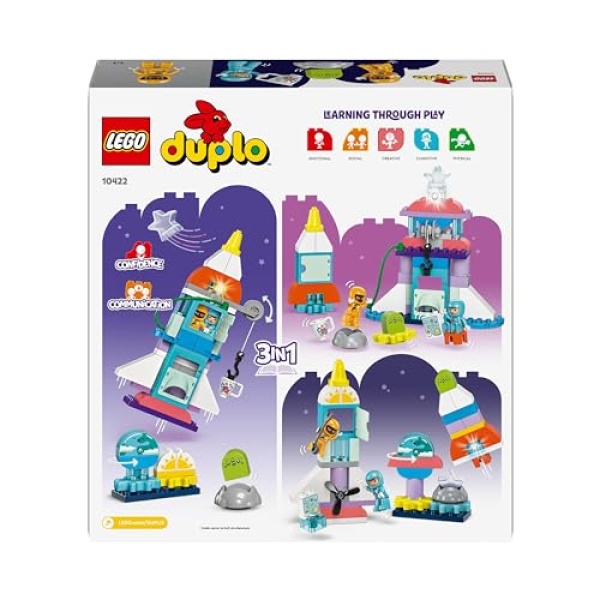 LEGO DUPLO 3in1 Space Shuttle Adventure Rocket Toy 10422 - Image 7