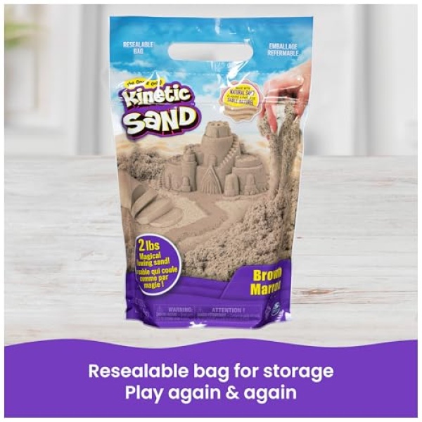Kinetic Sand Brown 907g Bag - Image 4