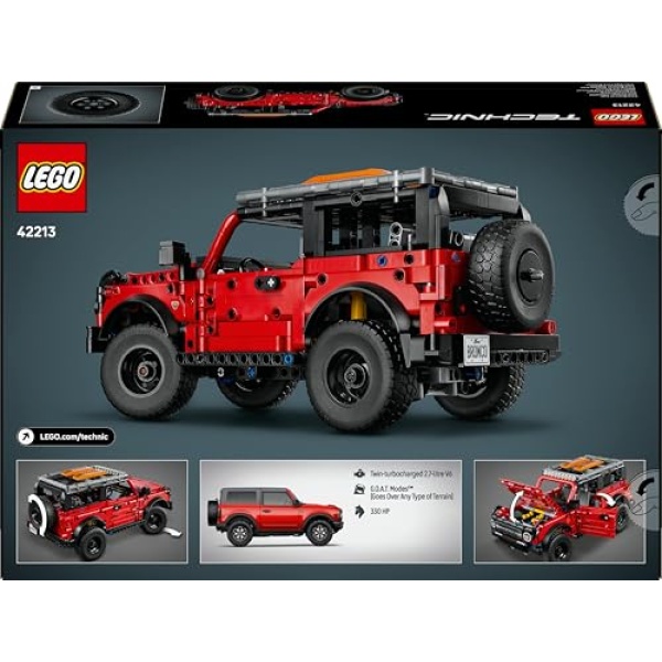 LEGO Technic Ford Bronco SUV, Collectible Car Toy 42213 - Image 7