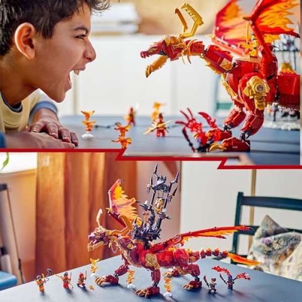 LEGO NINJAGO Source Dragon of Motion Figure, Ninja Toy 71822 - Image 5