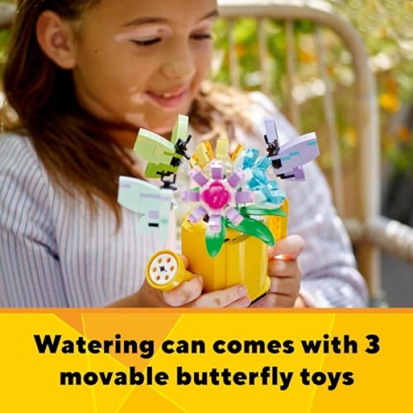 LEGO Creator 3in1 Flowers in Watering Can Nature Toys 31149 - Image 5