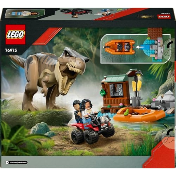 LEGO Jurassic World T. rex River Escape, Dinosaur Toy 76975 - Image 7