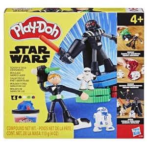 Play-Doh Star Wars Squish & Slice Lightsabers with 4 Tubs