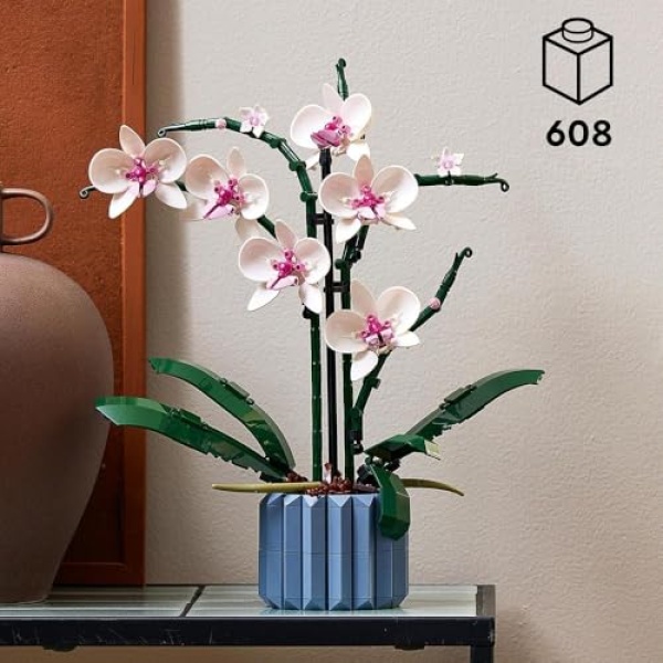 LEGO Icons Orchid Plant & Flowers Set for Adults 10311 - Image 3