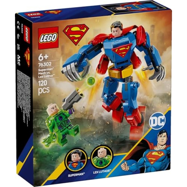 LEGO DC Superman Mech vs. Lex Luthor Super Hero Toy 76302 - Image 9
