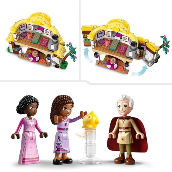 LEGO Disney Wish Asha's Cottage Toy Dollshouse Set 43231 - Image 4