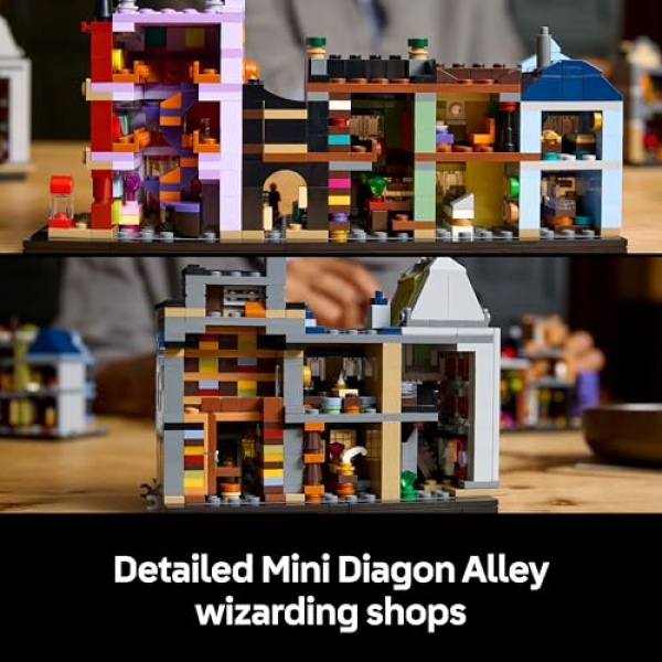 LEGO Harry Potter Diagon Alley Wizarding Shops Set 76444 - Image 3