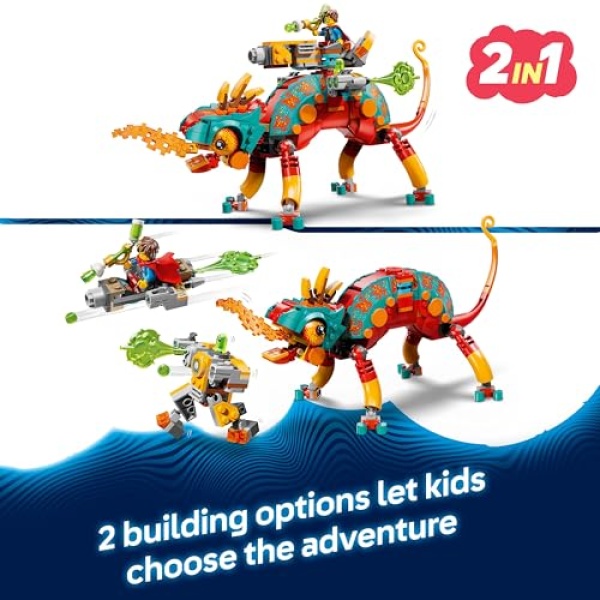 LEGO DREAMZzz 2in1 Mateo's Fire Chameleon Creative Toy 71492 - Image 2