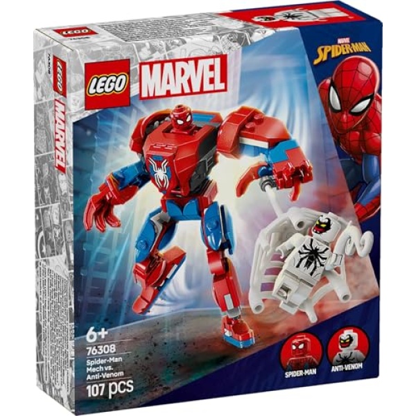 LEGO Marvel Spider-Man Mech vs. Anti-Venom Playset 76308 - Image 8