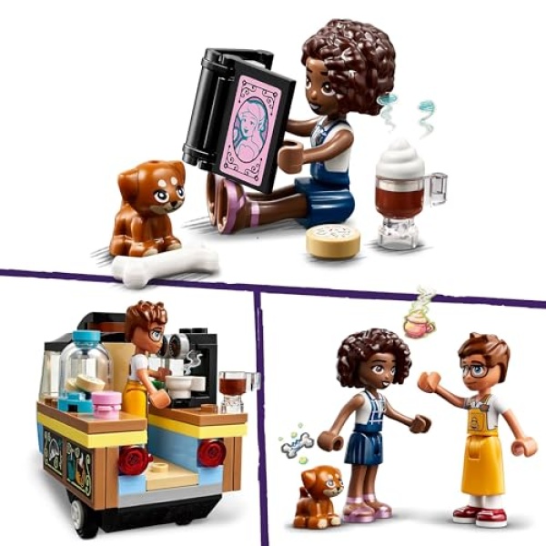 LEGO Friends Mobile Bakery Food Cart Toy Vehicle Set 42606 - Image 4