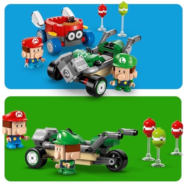 LEGO Super Mario Kart - Baby Mario vs. Baby Luigi 72034 - Image 3