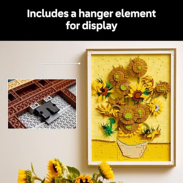 LEGO ART Vincent van Gogh - Sunflowers Building Set 31215 - Image 5