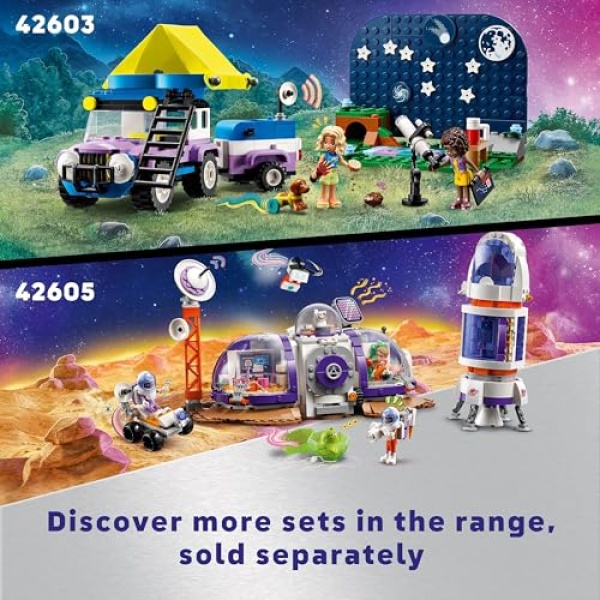 LEGO Friends Stargazing Camping Set with 4x4 Toy Car 42603 - Image 6
