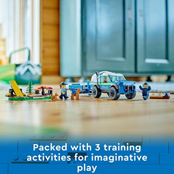 LEGO City Mobile Police Dog Training Set with Toy Car 60369 - Image 6