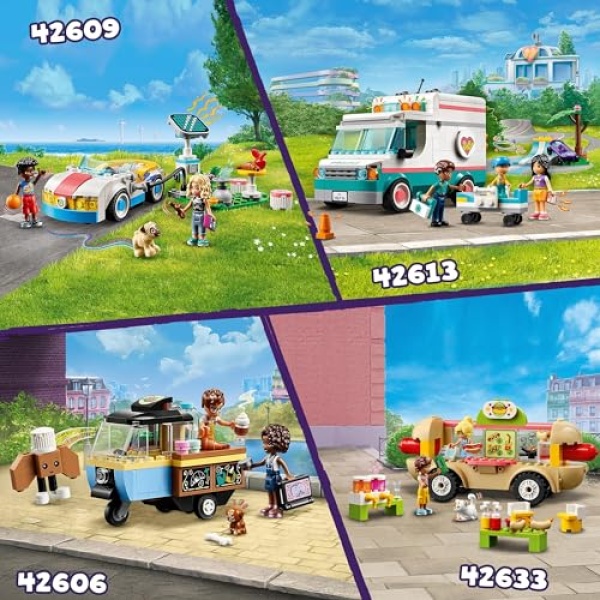 LEGO Friends Mobile Bakery Food Cart Toy Vehicle Set 42606 - Image 5