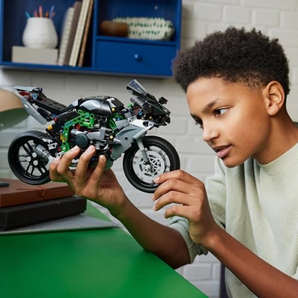 LEGO Technic Kawasaki Ninja H2R Motorcycle Toy Vehicle 42170 - Image 5