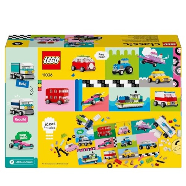 LEGO Classic Creative Vehicles with Car and Truck Toys 11036 - Image 7