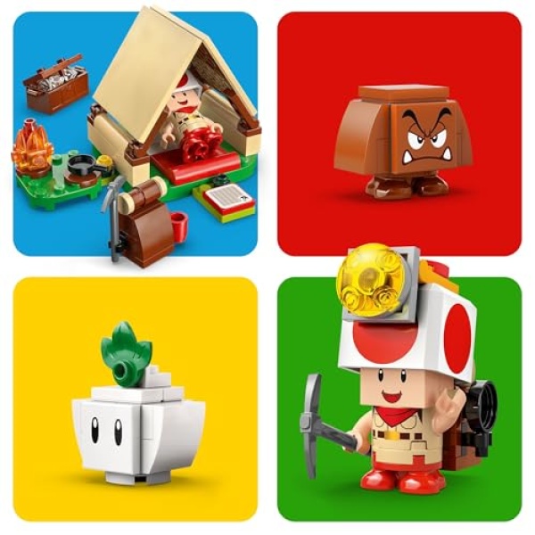 LEGO Super Mario Captain Toad's Camp Toy with Figures 72040 - Image 5